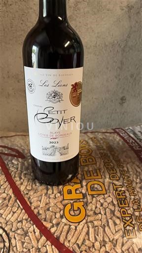Bordeaux Blaye-côtes-de-bordeaux Château Petit Boyer Les Lions 2023