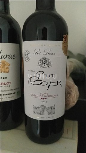 Burdeos Blaye-Côtes de Burdeos Château Petit Boyer Les Lions 2023