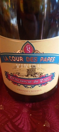 Vallée du Rhône Châteauneuf-du-pape Grandes Serres La Cour des Papes Non Millésimé