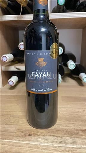 Bordeaux Bordeaux Supérieur Château Fayau 2016