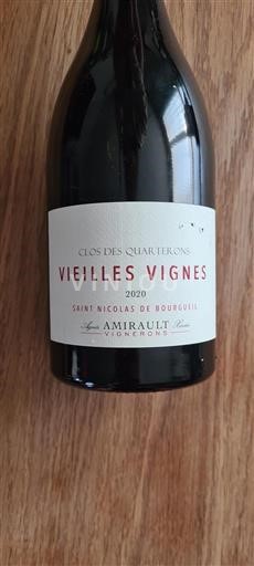 Loirevallei Saint-Nicolas-De-Bourgueil Clos des Quarterons Vieilles Vignes 2020