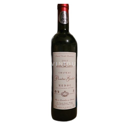 Bordéus Médoc Pontac Gadet 2015