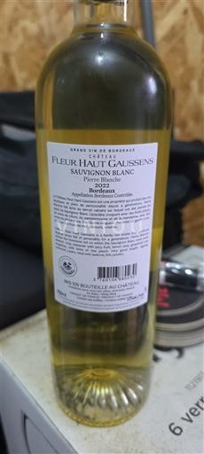 Bordeaux Fleur Haut Gaussens Pierre Blanche 2022