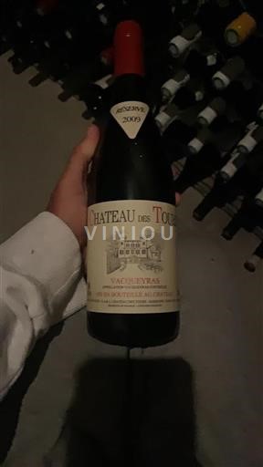 Vallée du Rhône Vacqueyras Château des Tours Réserve 2009