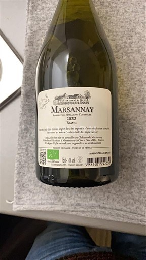 Borgoña Marsannay Château de Marsannay 2022