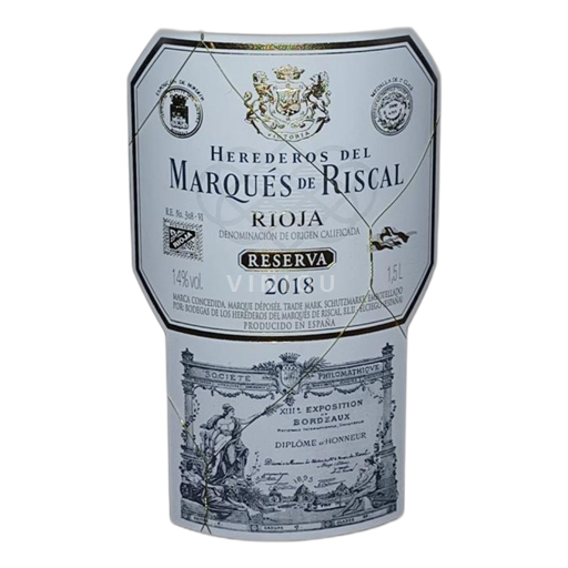 La Rioja Rioja Herederos del Marqués de Riscal Reserva 2018