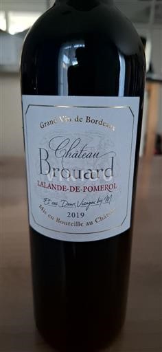 Bordeaux Lalande-de-pomerol Château Brouard 2019