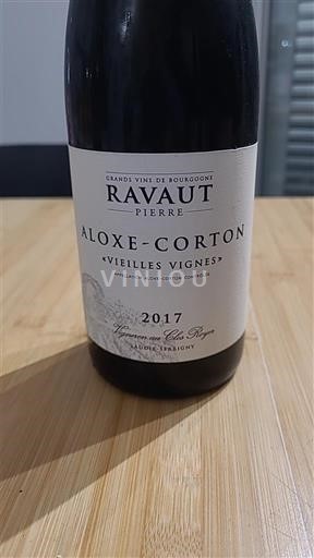 Borgoña Aloxe-Corton Ravaut Pierre Vieilles Vignes 2017