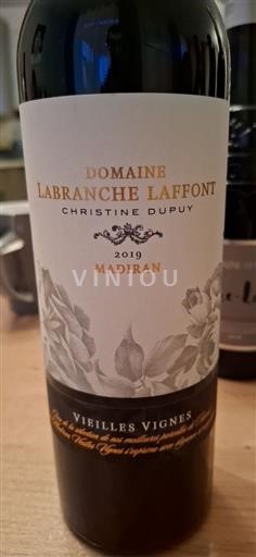 Lounais-Ranska Madiran Domaine Labranche Laffont Vieilles Vignes 2019