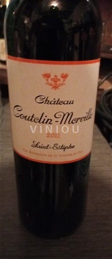 Bordeaux Saint-Estèphe Château Coutelin-Merville 2011