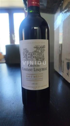 Bordeaux Haut-Médoc Chateau Constant Lesquireau 2014