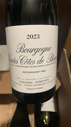 Bourgogne Frédéric Esmonin 2023