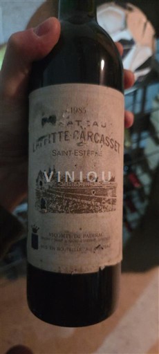 Bordeaux Saint-Estèphe Château Laffitte Carcasset 1985