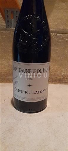 Valle del Ródano Châteauneuf-du-Pape. Olivier & Lafont 2020