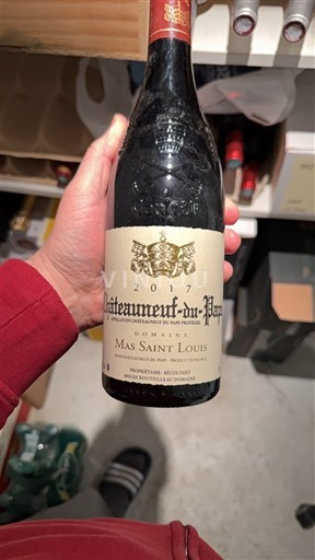 Rona dolina Châteauneuf-du-Pape Domaine Mas Saint Louis 2017