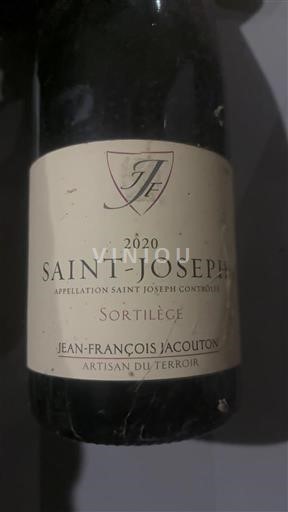 Rhône Valley Saint-Joseph Jean-François Jacouton Sortilège 2020