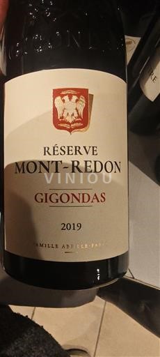 Vallée du Rhône Gigondas Mont-Redon Réserve 2019