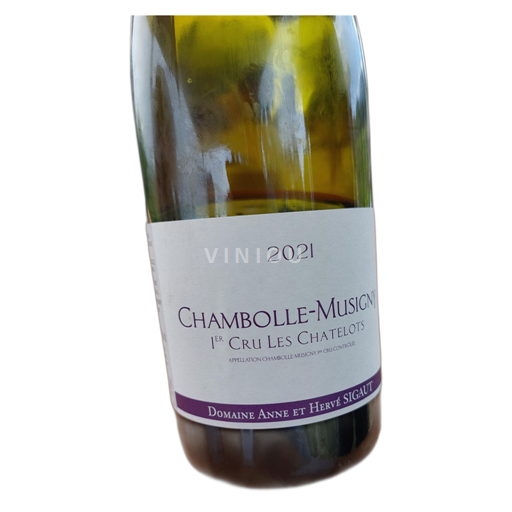 Bourgogne Chambolle-Musigny Anne et Hervé SIGAUT 1er cru les CHATELOTS 2021