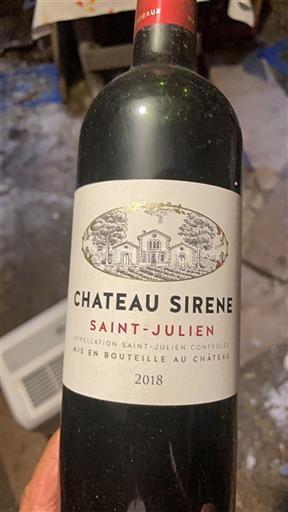 Bordeaux Saint-Julien Chateau Sirene 2018