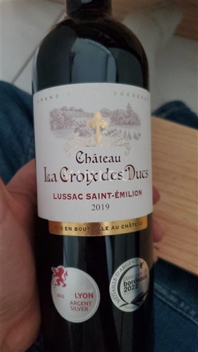 Bordeaux Lussac-saint-émilion Chateau La Croix Des Ducs 2019