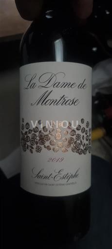 Bordeaux Saint-Estèphe Château Montrose La Dame de Montrose 2019