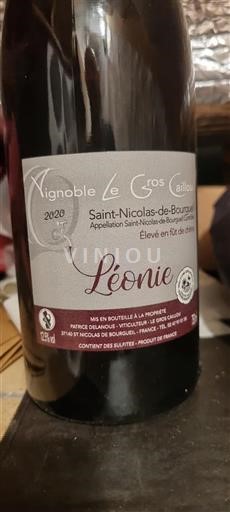 Vale do Loire Saint-Nicolas-De-Bourgueil Vignoble Le Gros Caillou Léonie 2020