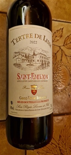 Bordeaux Saint-Émilion Tertre de Lisse 2022