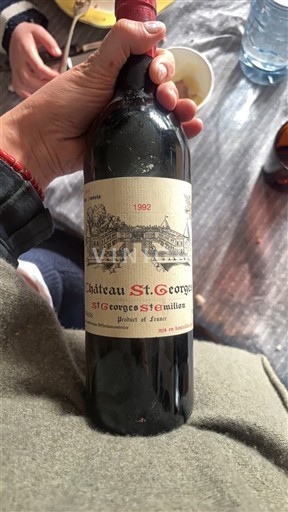 Bordeaux Saint-Georges-Saint-Émilion Château St. Georges 1992