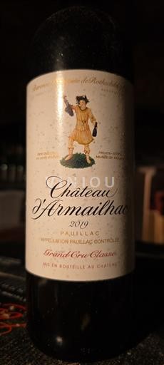 Bordeaux Pauillac Château d'Armailhac 2019