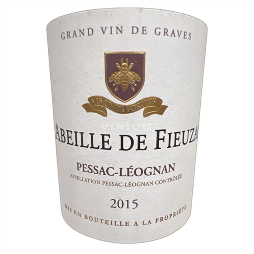 Vin Rouge sec L'Abeille de Fieuzal Château Fieuzal 2015 France Bordeaux Pessac-Léognan AOC