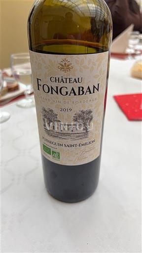 Bordeaux Puisseguin-Saint-Émilion Château Fongaban 2019