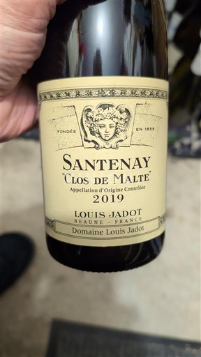 Burgundy Santenay Domaine Louis Jadot Clos de Malte 2019