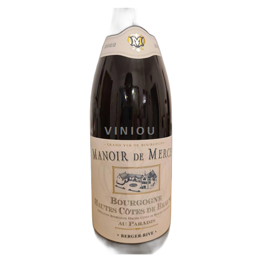 Bourgogne Hautes Côtes de beaune Manoir de Mercey Au Paradis 2022