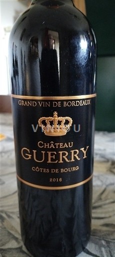 Bordeaux Côtes-de-bourg Château Guerry 2016