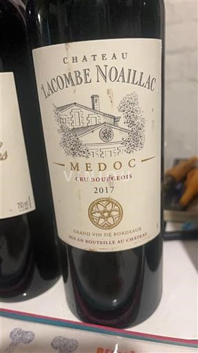 Bordéus Médoc Lacombe Noaillac 2017