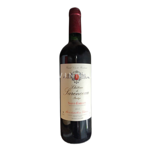 Bordeaux Saint-Émilion Château de Sarenceau Prestige 2015
