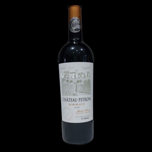 Vin Rouge sec Château Pitron 2020 France Bordeaux AOC