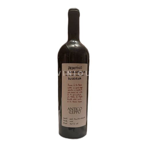 Apulia Primitivo di Manduria Antico Ceppo Riserva 2012
