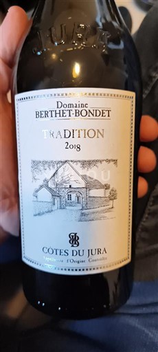 Jura Côtes-du-Jura Domaine Berthet-Bondet Tradition 2018