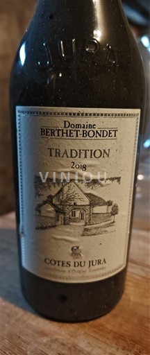 Jura Côtes-du-jura Domaine Berthet-Bondet Tradition 2018
