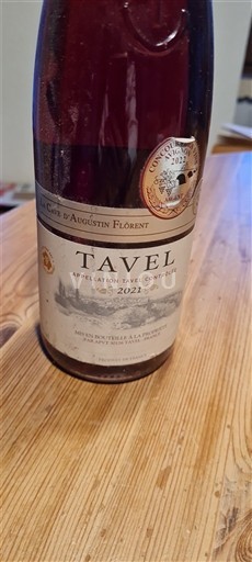 Rhônedalen Tavel La Cave d'Augustin Florent 2021