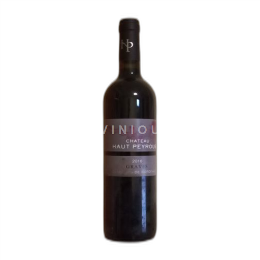 Bordeaux Graves Chateau Haut Peyrous 2016