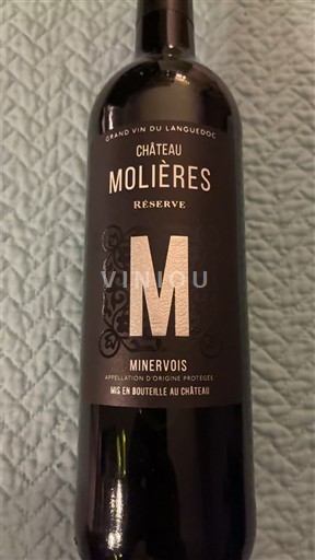 Languedoc Minervois Château Molières Réserve 2022