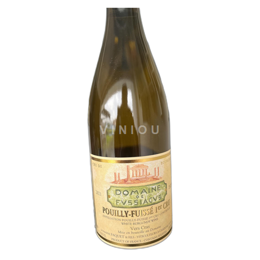 Burgundsko Pouilly-fuissé Premier Cru Domaine Paquet Vers Cras 2021