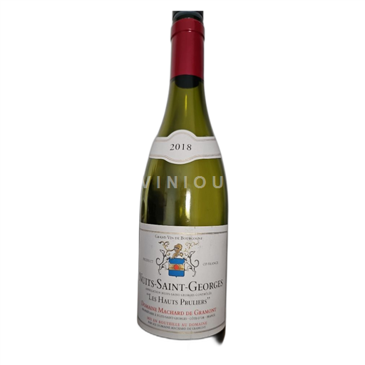 Vin Rouge sec Les Hauts Pruliers Domaine Machard de Gramont 2018 France Bourgogne Nuits-saint-georges AOC