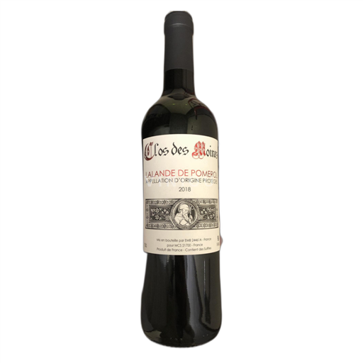 Bordeaux Lalande-de-pomerol Clos des Moines 2018