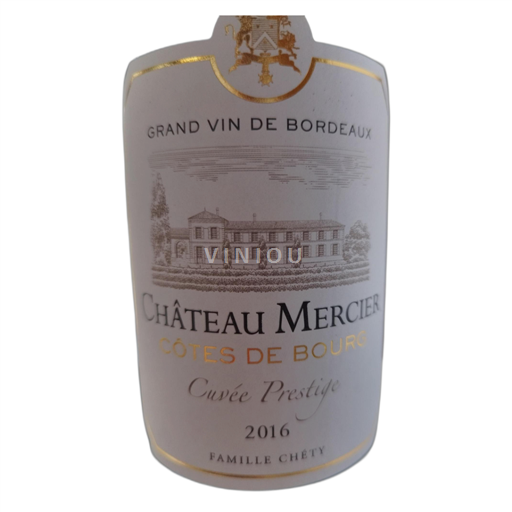 Bordeaux Côtes-de-bourg Château Mercier 2016