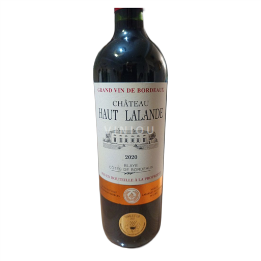 Bordeaux Blaye-Côtes-de-Bordeaux Château Haut Lalande 2020