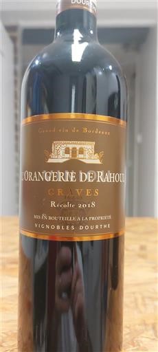 Bordeaux Graves L'Orangerie de Rahoul 2018