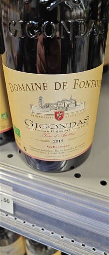 Rhônen laakso Gigondas Domaine Fontavin 2019